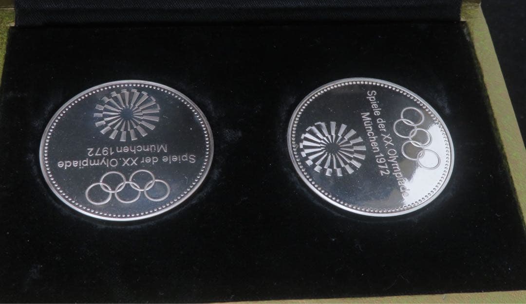 798、純銀　純銀メダルミュンヘンオリンピック公式記念メダル刻印 約59.96g