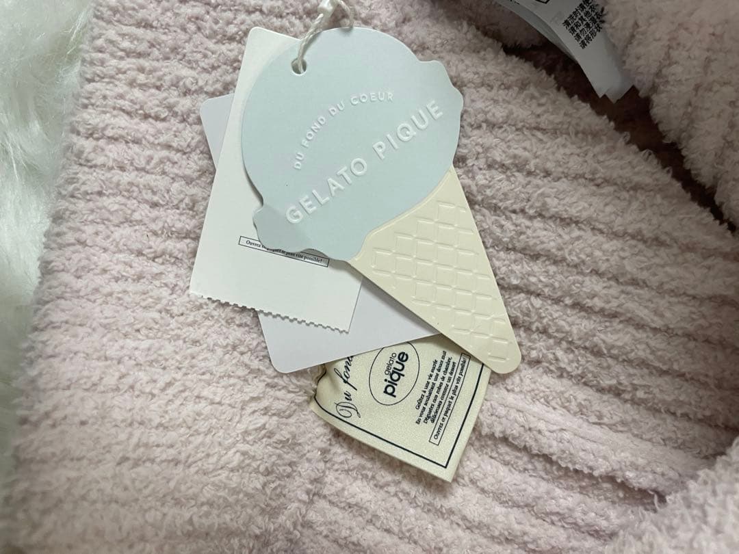 新品 ジェラートピケ チェリージャガードプルオーバー リブフレアショートパンツ