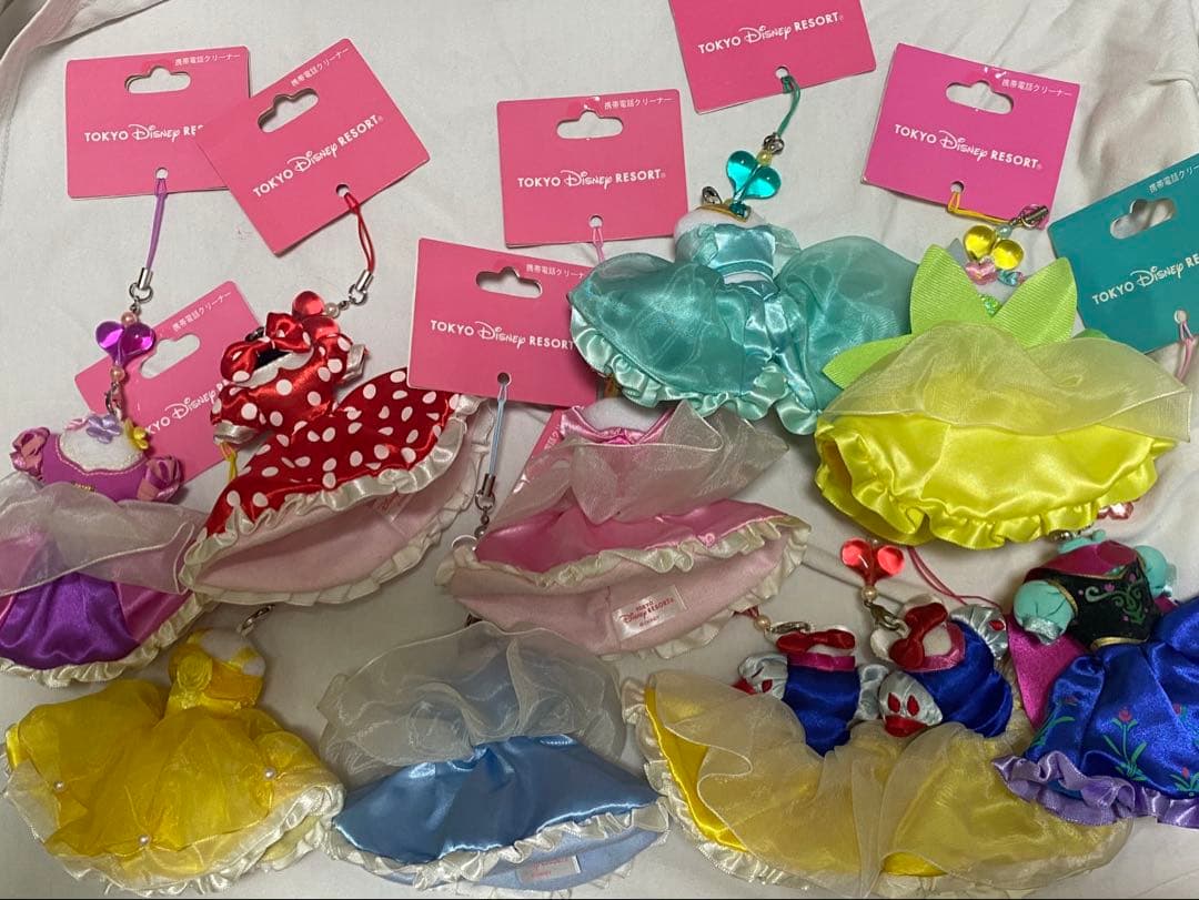 ディズニープリンセス キーホルダー ドレス