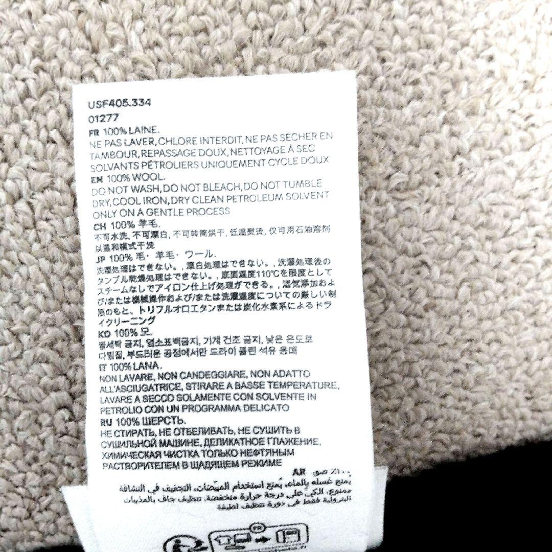 【Ami Paris】ウール 100%‼️ 男女兼用・ブラック マフラー