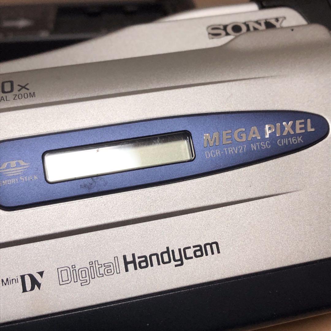 SONY DCR-TRV27 mini DVビデオカメラ 録画再生動作品