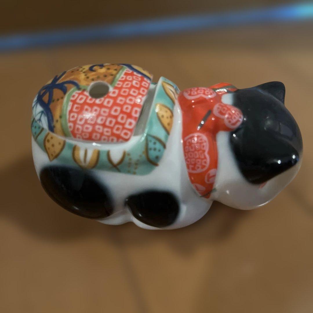 招き猫　大仏次郎記念館　置物