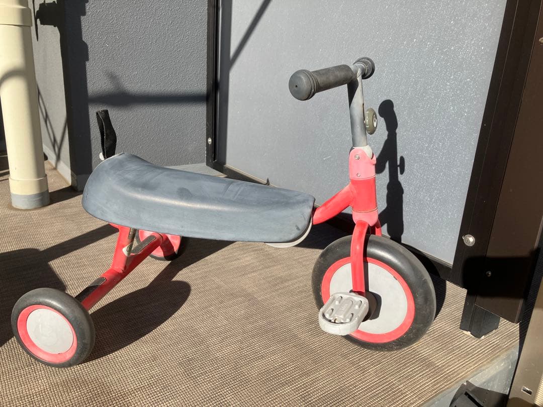 【送料込】ボーネルンド ウィンザー ペリカンデザイン三輪車 Vハンドル