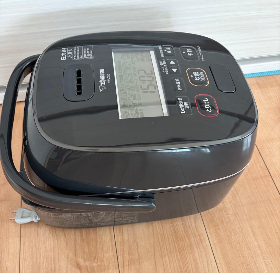 象印 圧力IH炊飯器5.5合 ★豪炎かまど釜 NW-JA10-BA 2022年製