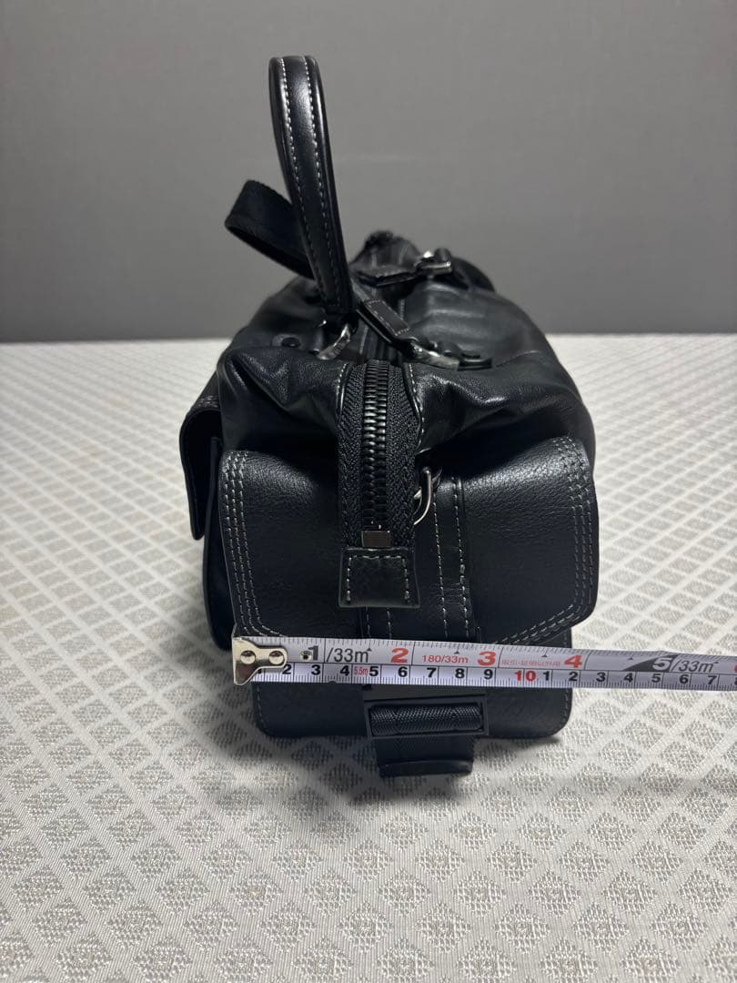 DIESEL ブラックレザー ショルダーバッグ2ｗａｙ