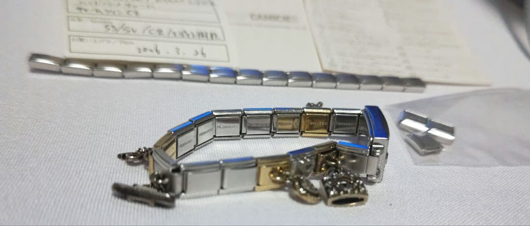 ナラカミーチェ メッサジオ 時計 2022年11月 電池交換 品質証明書付