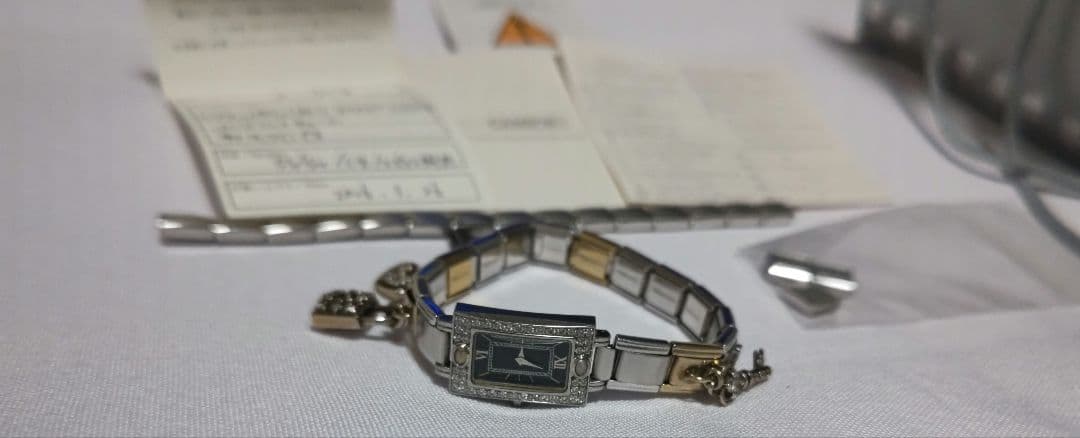 ナラカミーチェ メッサジオ 時計 2022年11月 電池交換 品質証明書付