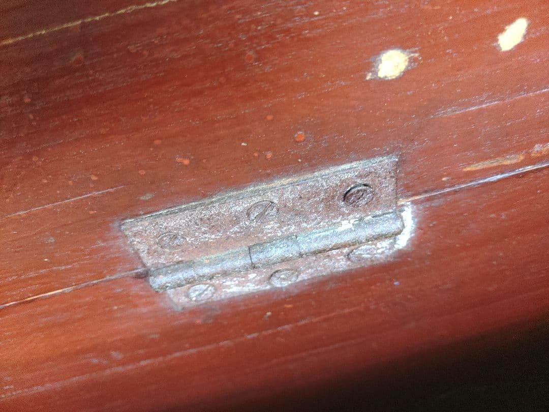 木箱　宝箱　時代　大型　希少　大正　レトロ　アンティーク　棚　骨董　収納　台