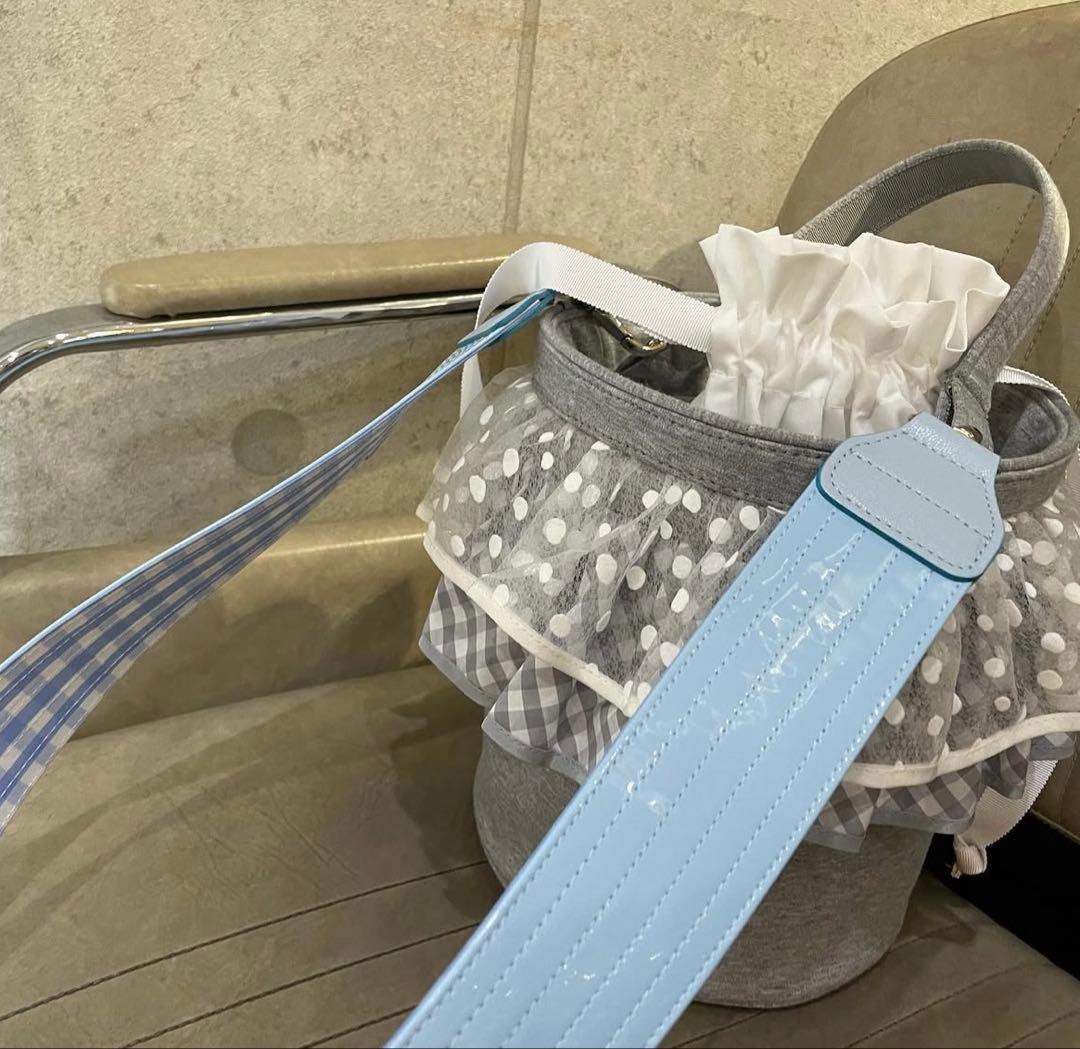 セツコサジテール ピクニック グレー レースフリル