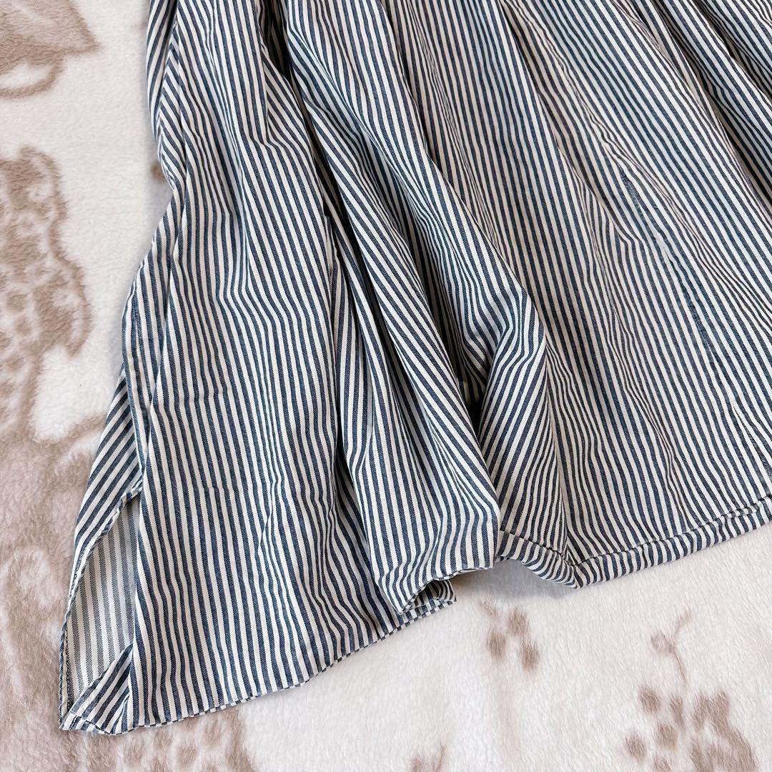 キャピタル ヒッコリーデニム ワイド スカートパンツ サルエル ガウチョ 袴