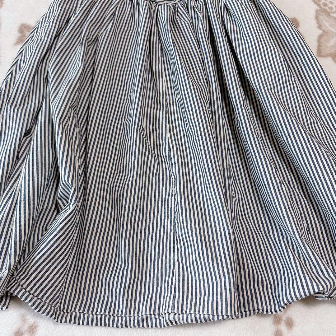 キャピタル ヒッコリーデニム ワイド スカートパンツ サルエル ガウチョ 袴