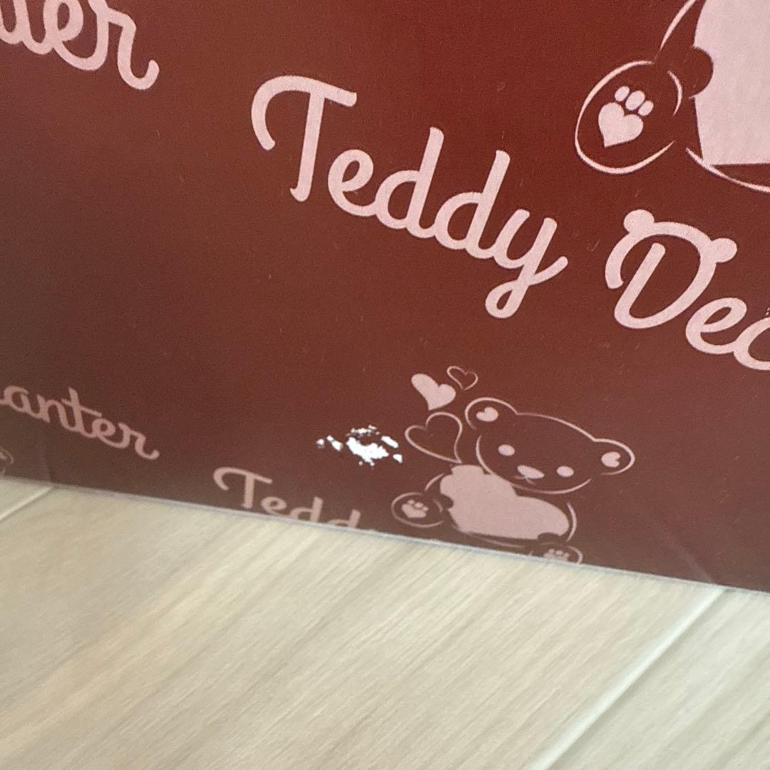 Teddy Decanter テディ デキャンタ ピンク ローズ