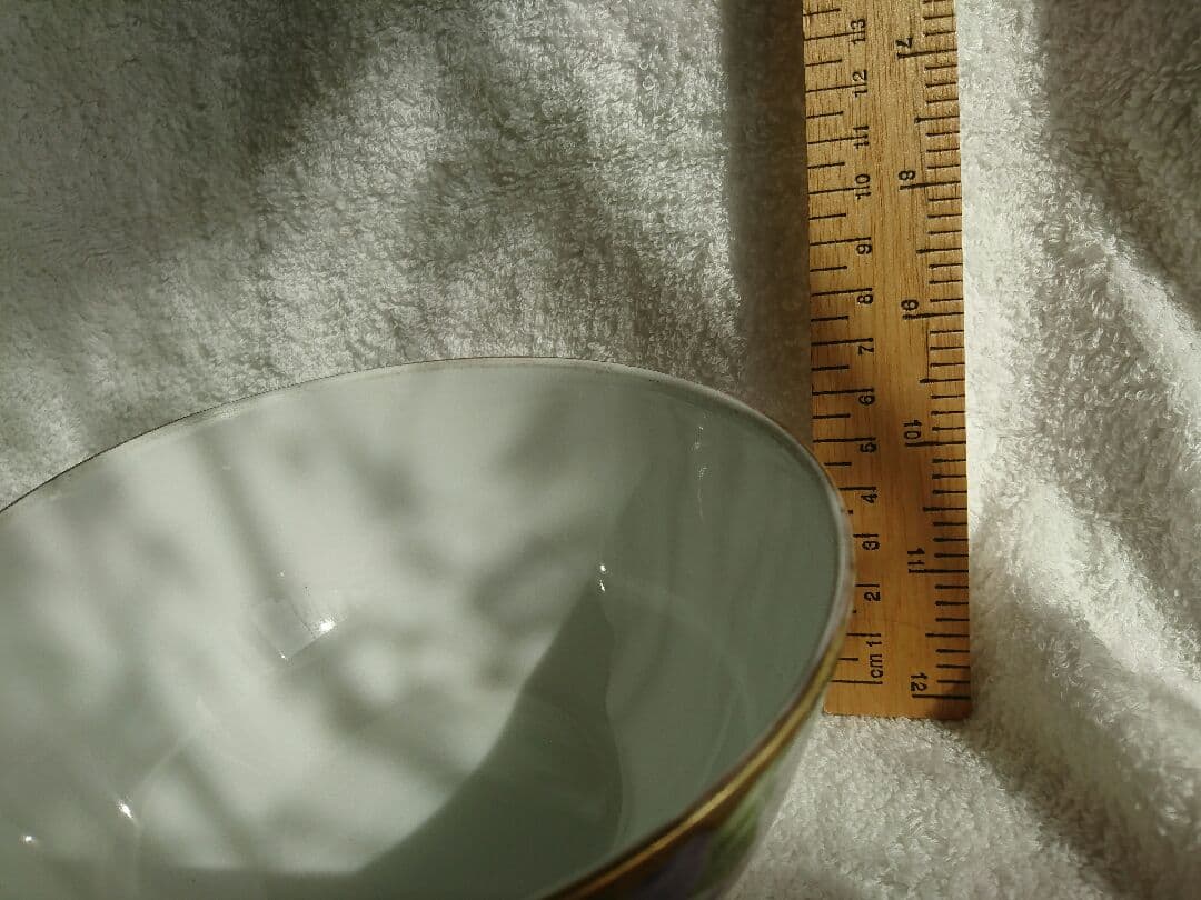 匿名配送、まとめ買い歓迎、パンジ－の図案の深い器オールドローゼンタール