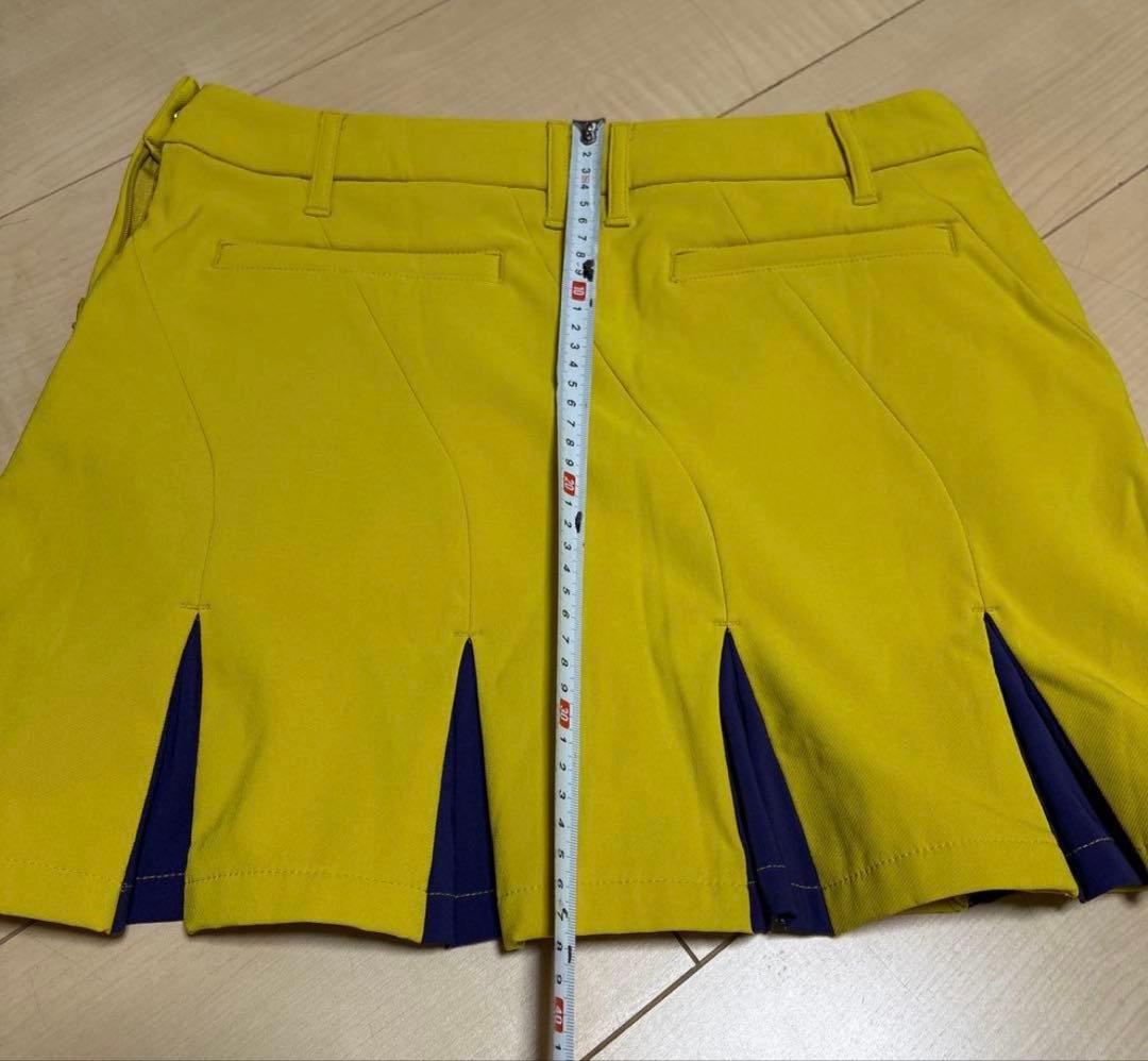 美品　デサント　ゴルフ　トップス　スカート　セットアップ　裏起毛　秋冬　L