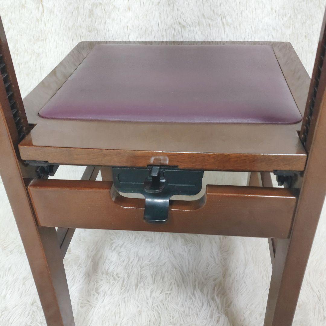 ピアノ椅子　グランドピアノ　背もたれ椅子　トムソン