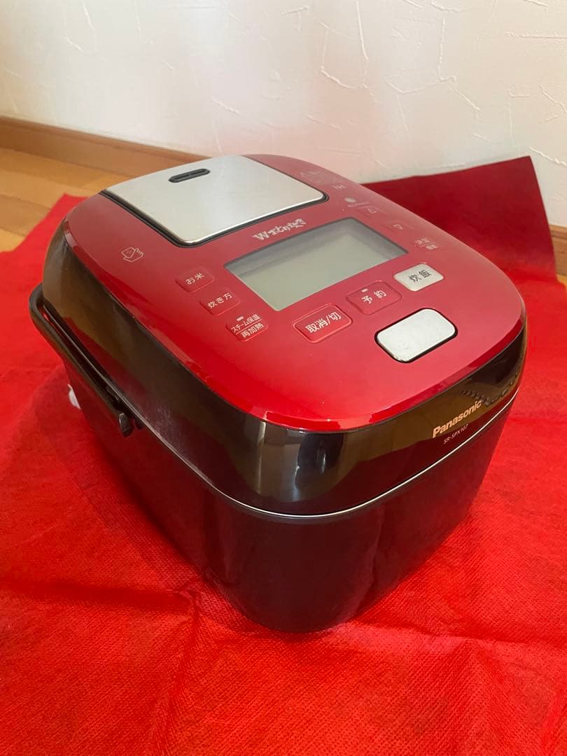 炊飯器Panasonic Wおどり炊き 5.5合炊き　赤