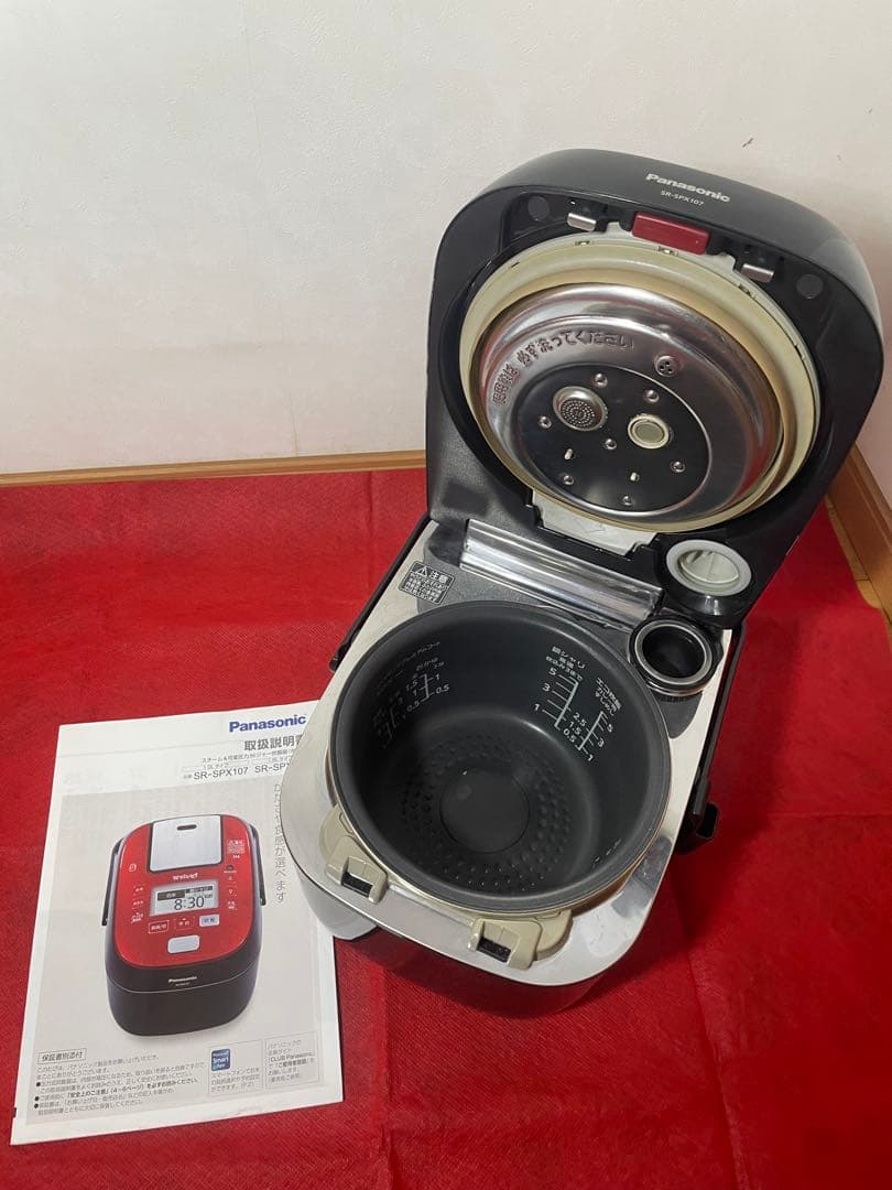 炊飯器Panasonic Wおどり炊き 5.5合炊き　赤