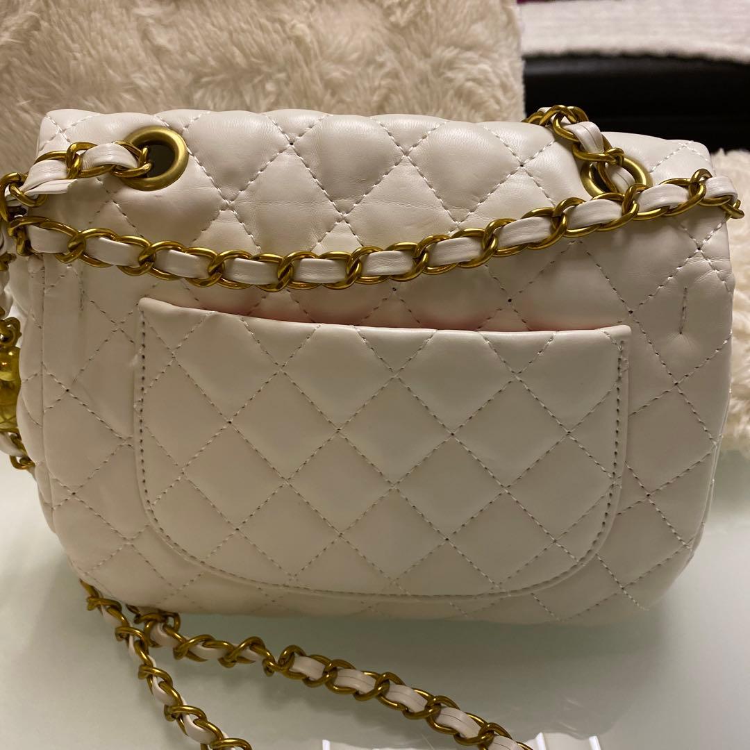 CHANEL ショルダーバッグ ホワイト　ノベルティ