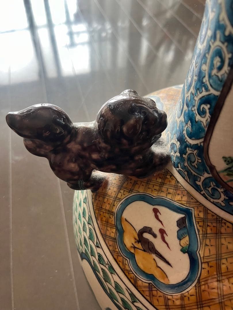 九谷焼壺・美術品・骨董