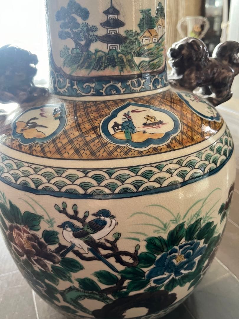 九谷焼壺・美術品・骨董