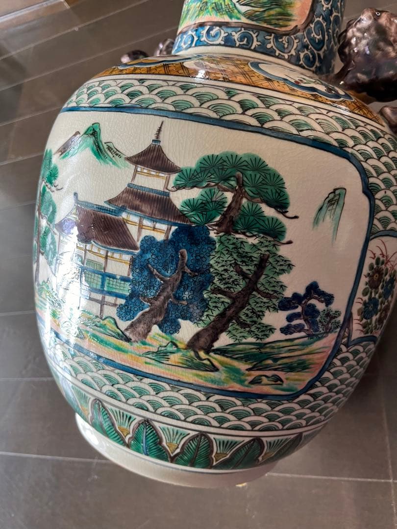 九谷焼壺・美術品・骨董