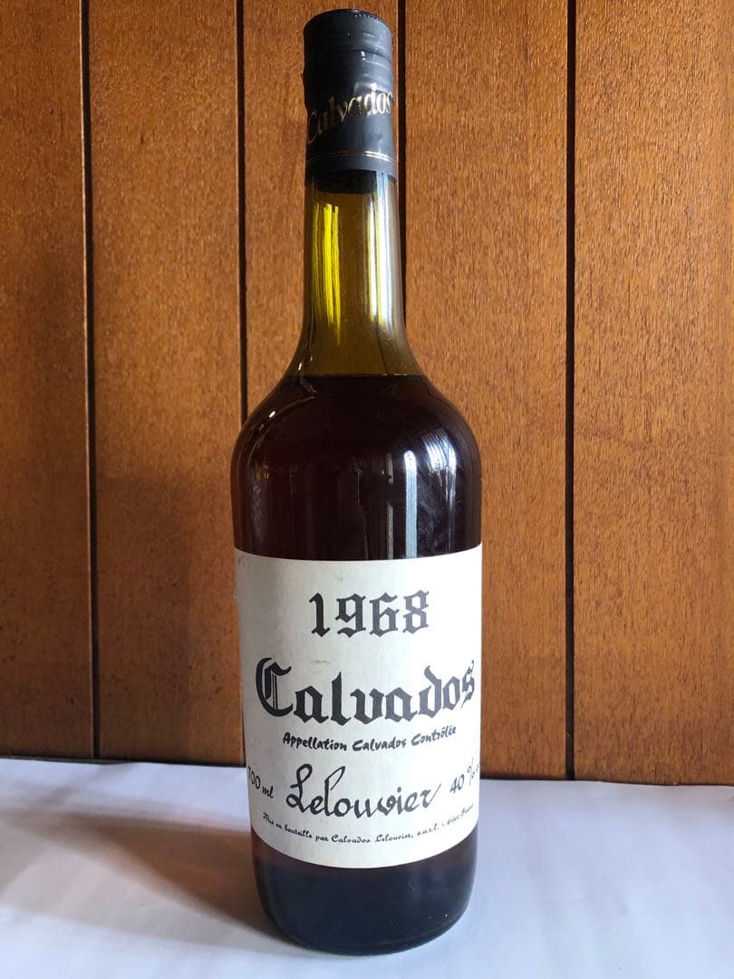ブランデー 1968 Calvados Lebouvier 40%