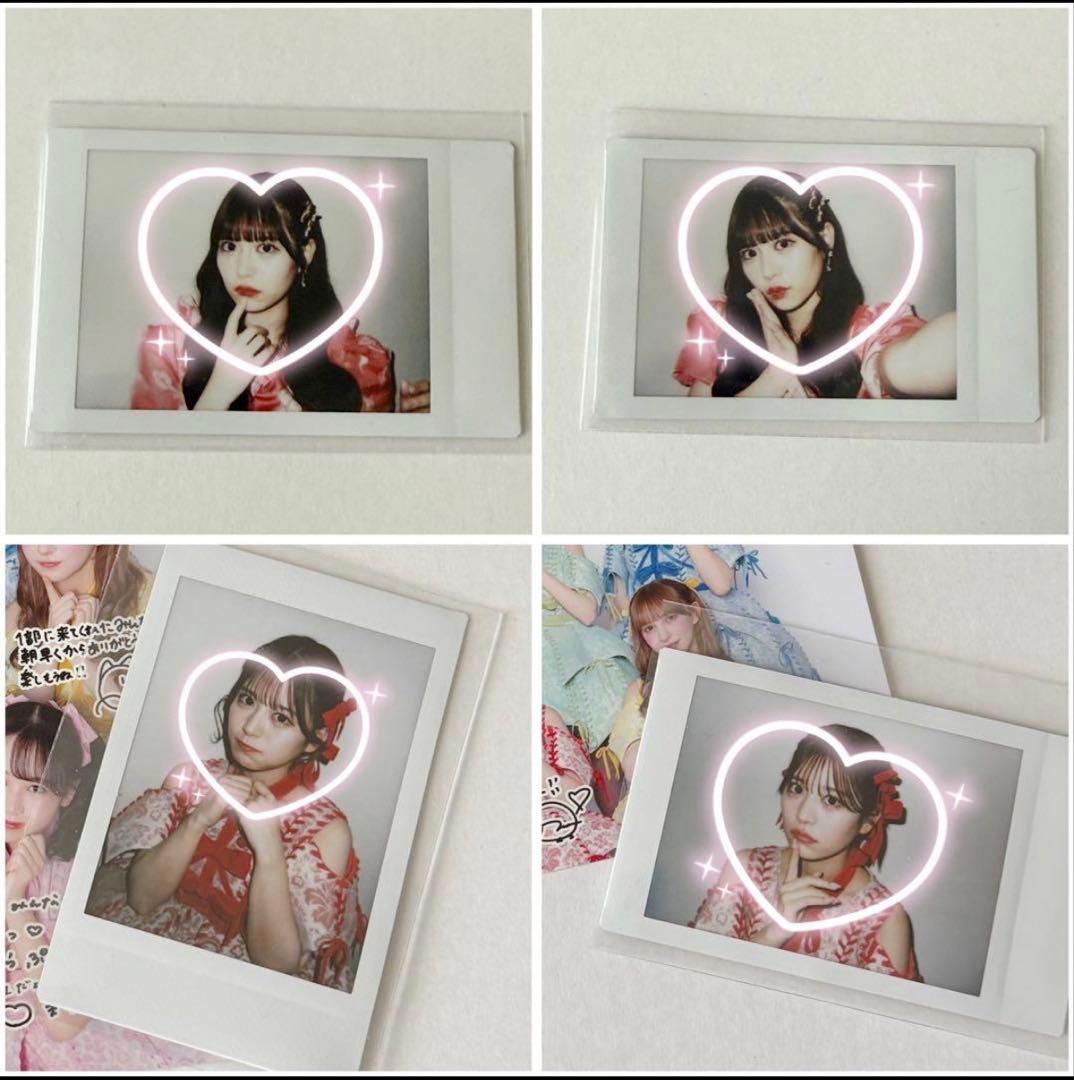 FRUITS ZIPPER 月足天音　チェキ　4枚セット