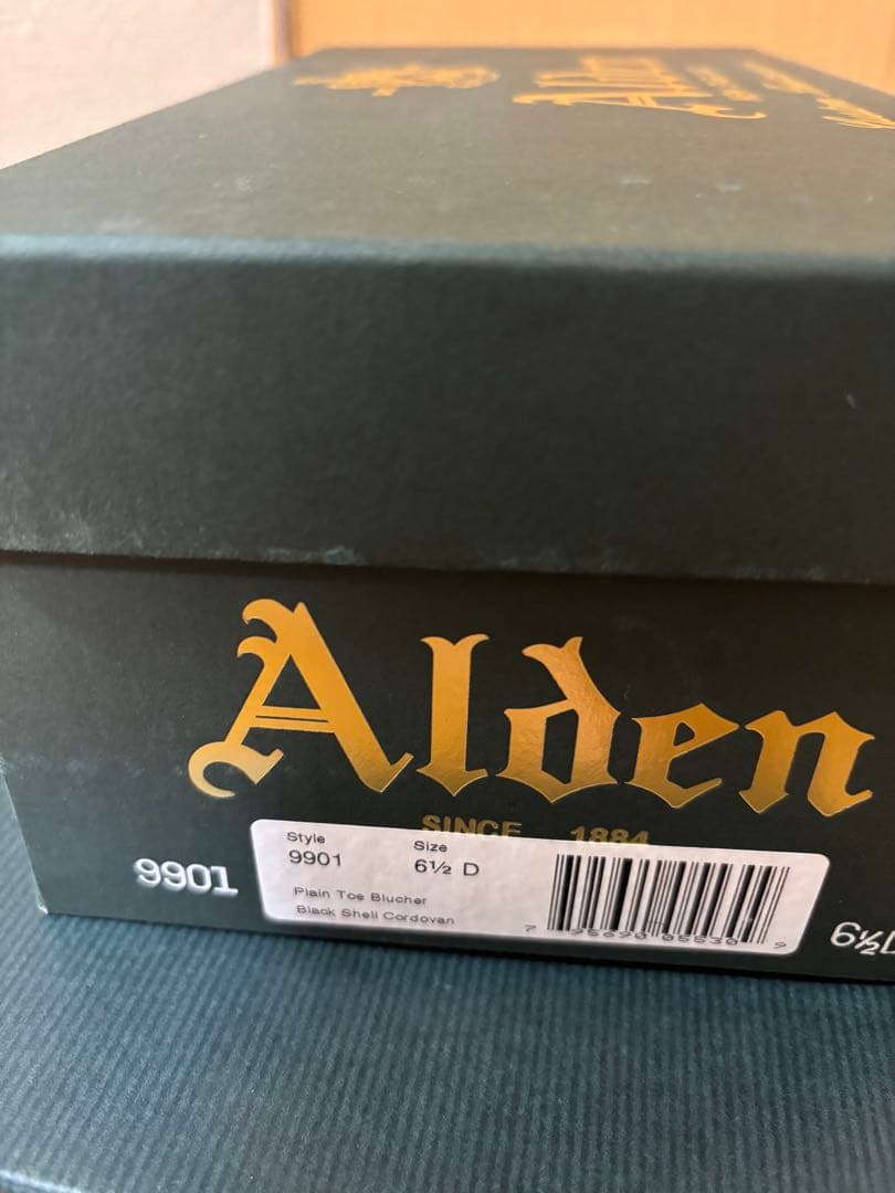 Alden 9901 オールデン　黒 新品未使用　コードバン