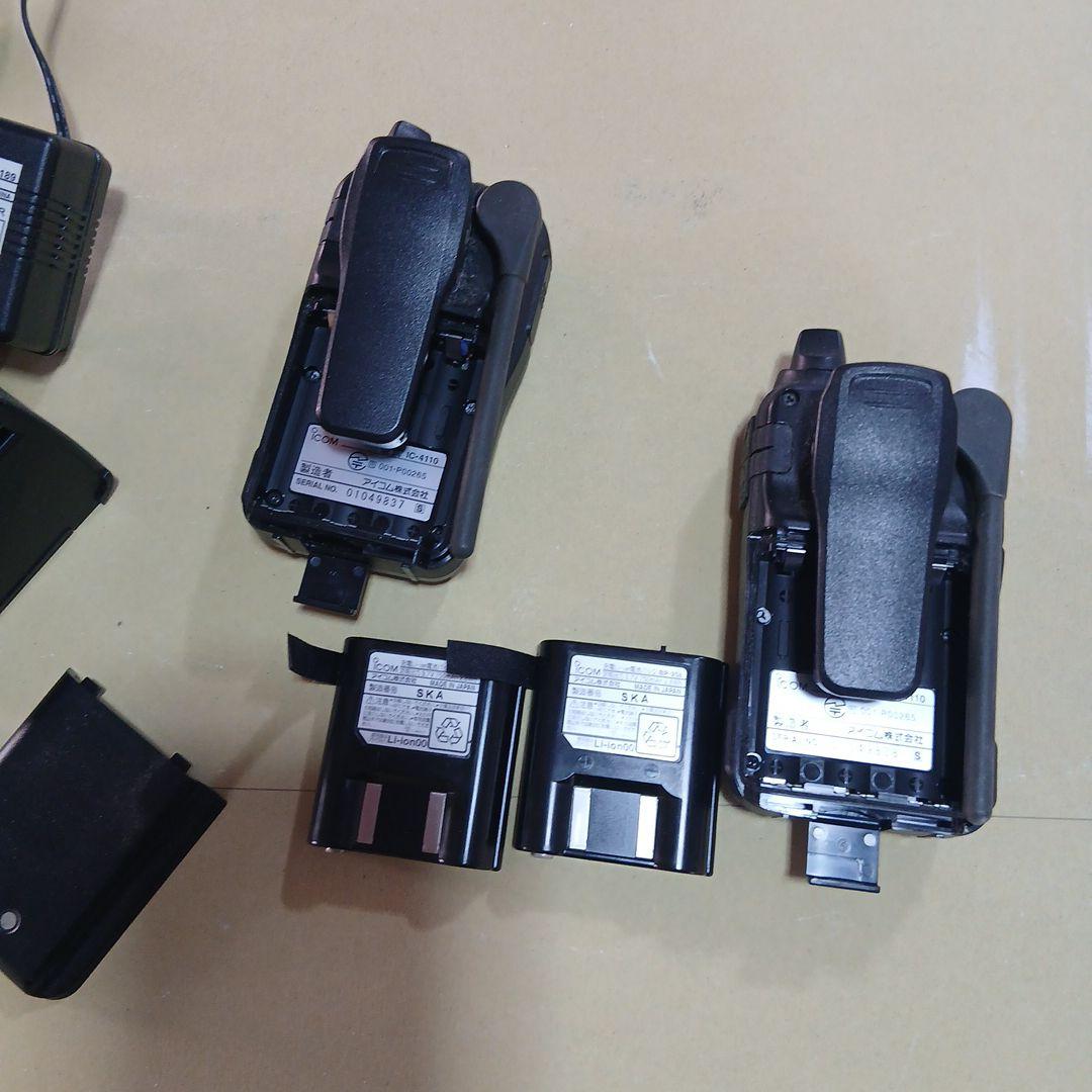 ICOM WITHCALL トランシーバー 2台 IC-4110 ソロキャンプ