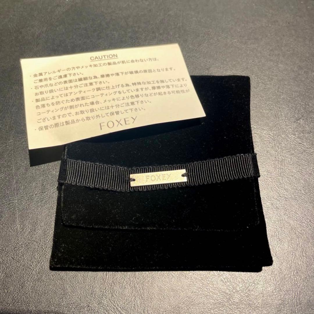 FOXY フォクシー ブローチ クリスタル ストーン