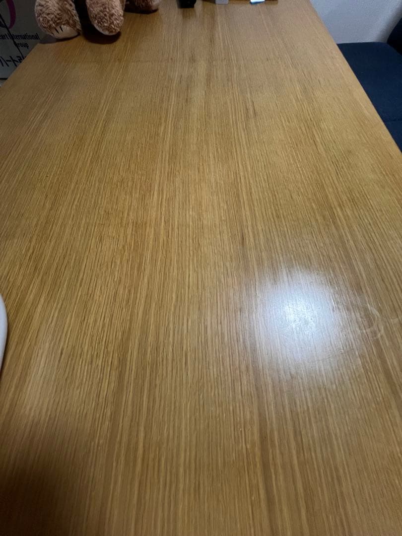 無印良品　リビングでもダイニングでもつかえるテーブル3（オーク材）幅150cm