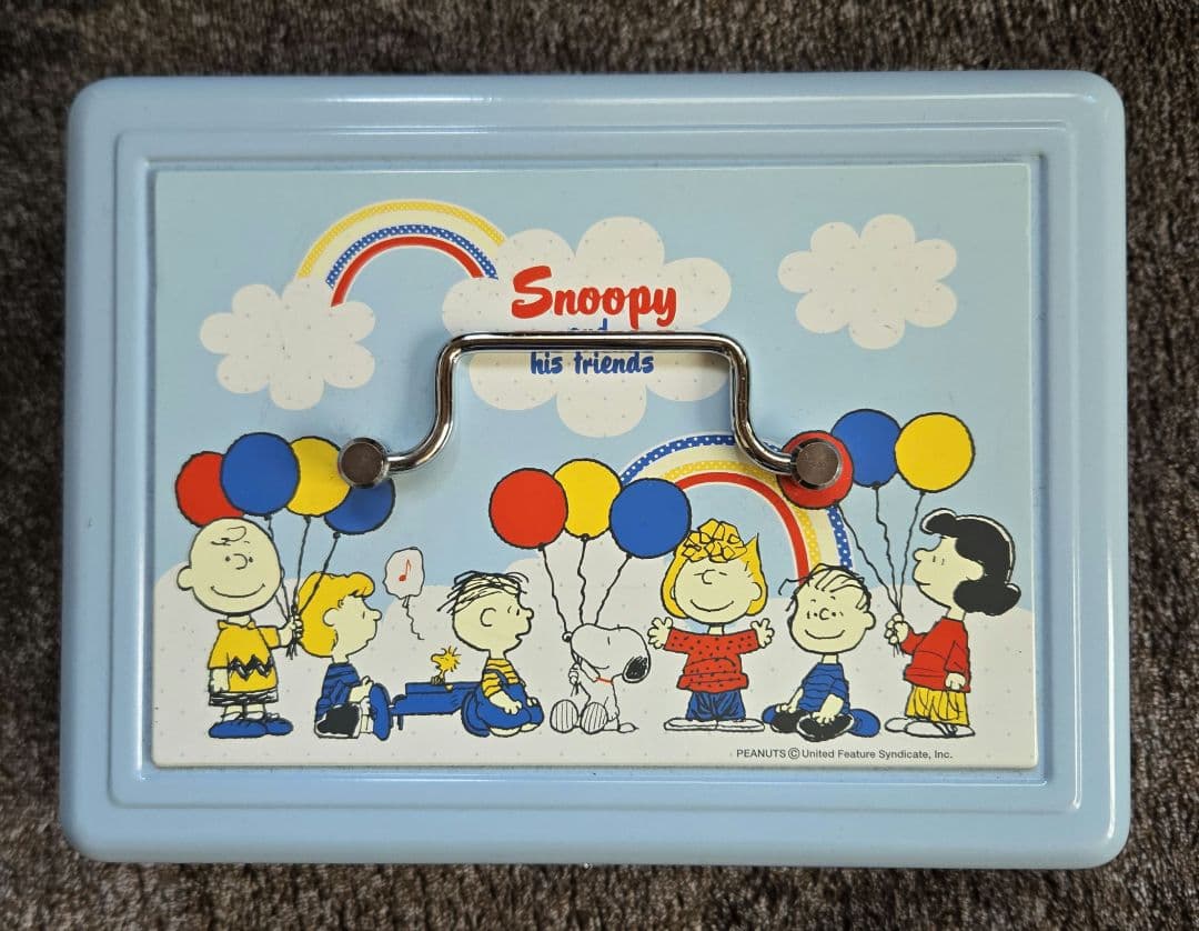 スヌーピー 金庫　施錠