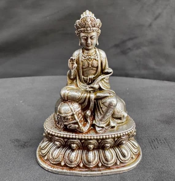 仏教美術 普賢菩薩仏像 書道具 文房具 装飾品 工芸品 美術