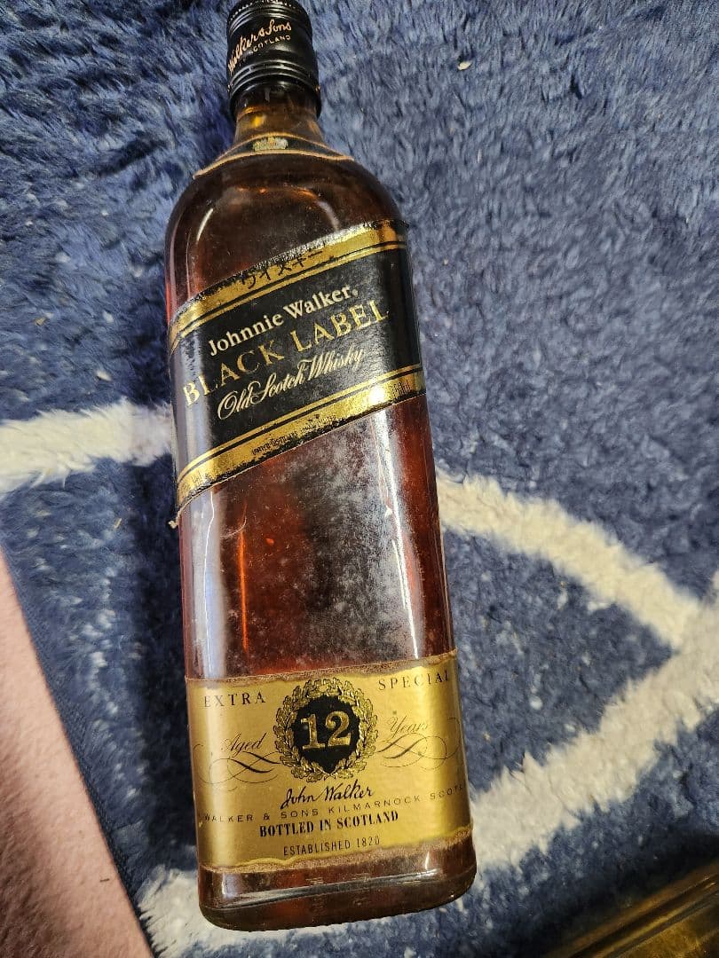 古酒3本セットJohnnie Walker Black Label 12年