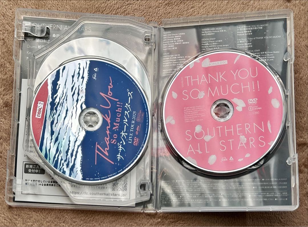 THANK YOU SO MUCH!! サザンオールスターズ DVD3枚組