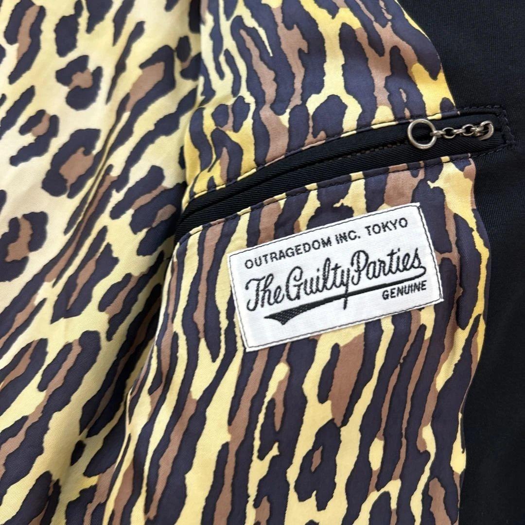 【ほぼ未使用】WAKO MARIA ワークジャケット裏地レオパ柄