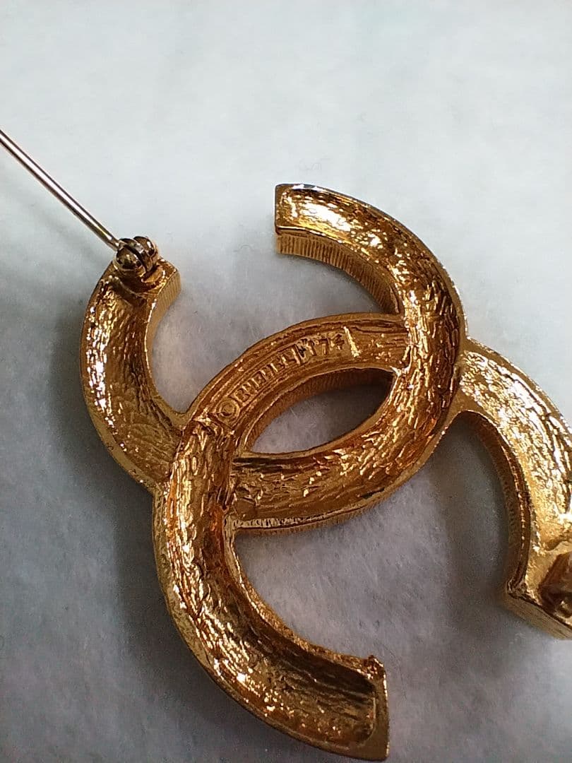 たまやシャネル CHANEL ココマーク ブローチ ヴィンテージ ゴールド