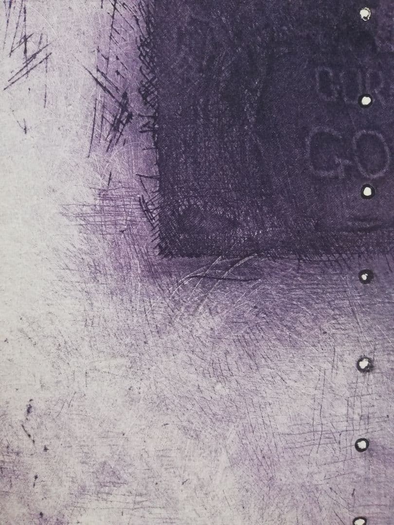 アート553　「タイム2(ラベンダー)」　インテリアコーディネート