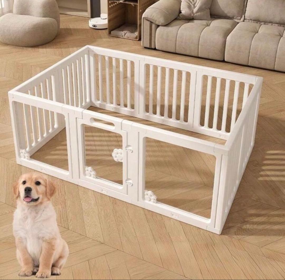 ホワイトペットサークル 150cm x 100cm