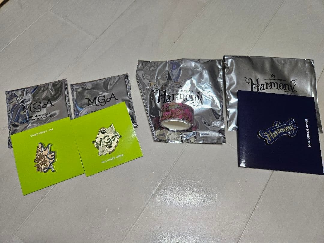 【新品未使用】Mrs. GREEN APPLEグッズ6点セット　メメル　ピンズ