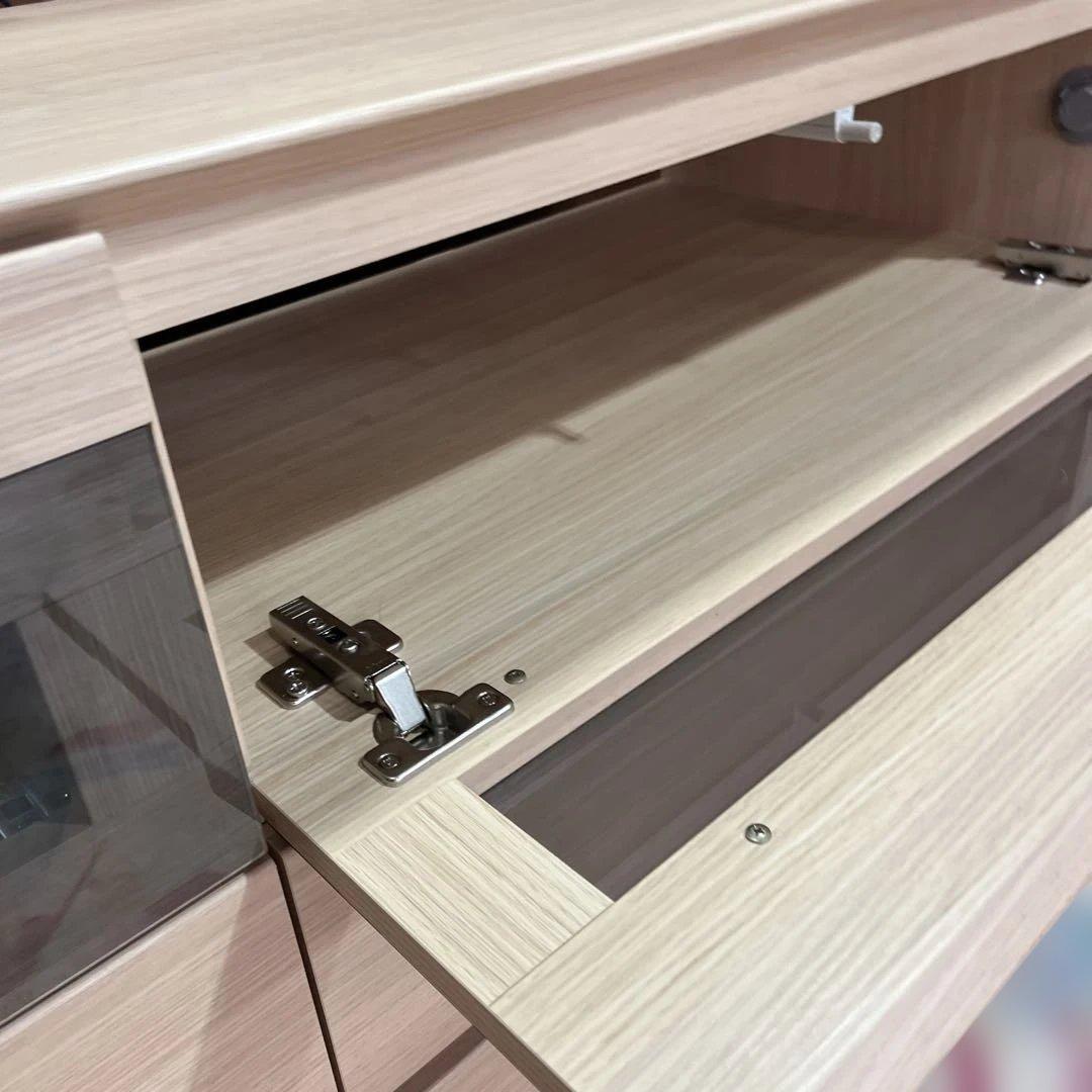 【パモウナ】◇テレビ台◆テレビボード◇フルスライドレール◆２段引き出し