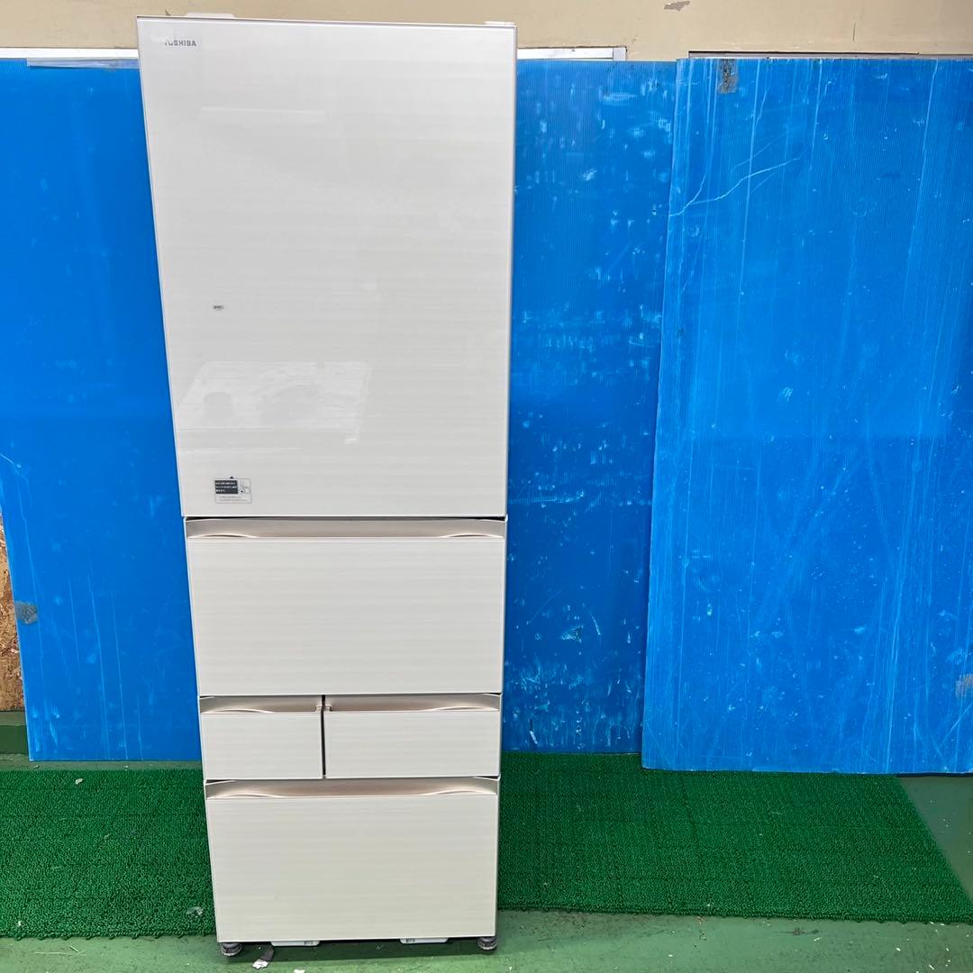 385 冷蔵庫　大型　400L〜500L 大人気　自動製氷器付　美品　右開き