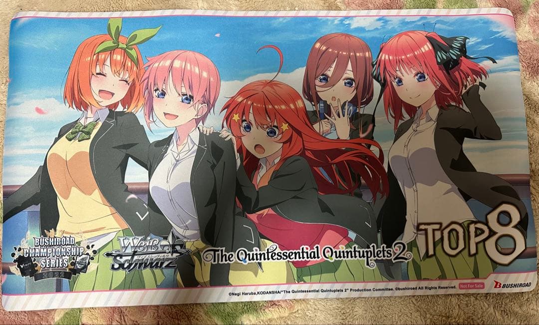 WS 海外 公式品 五等分の花嫁 TOP8 プレイマット ヴァイスシュヴァルツ