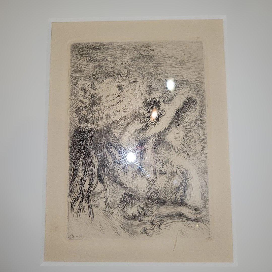 ピン飾りの帽子 ルノワール