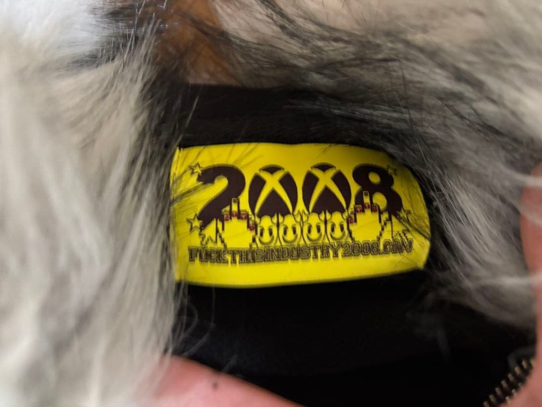 fuckthisindustry 8cube fur zip up M サイズ