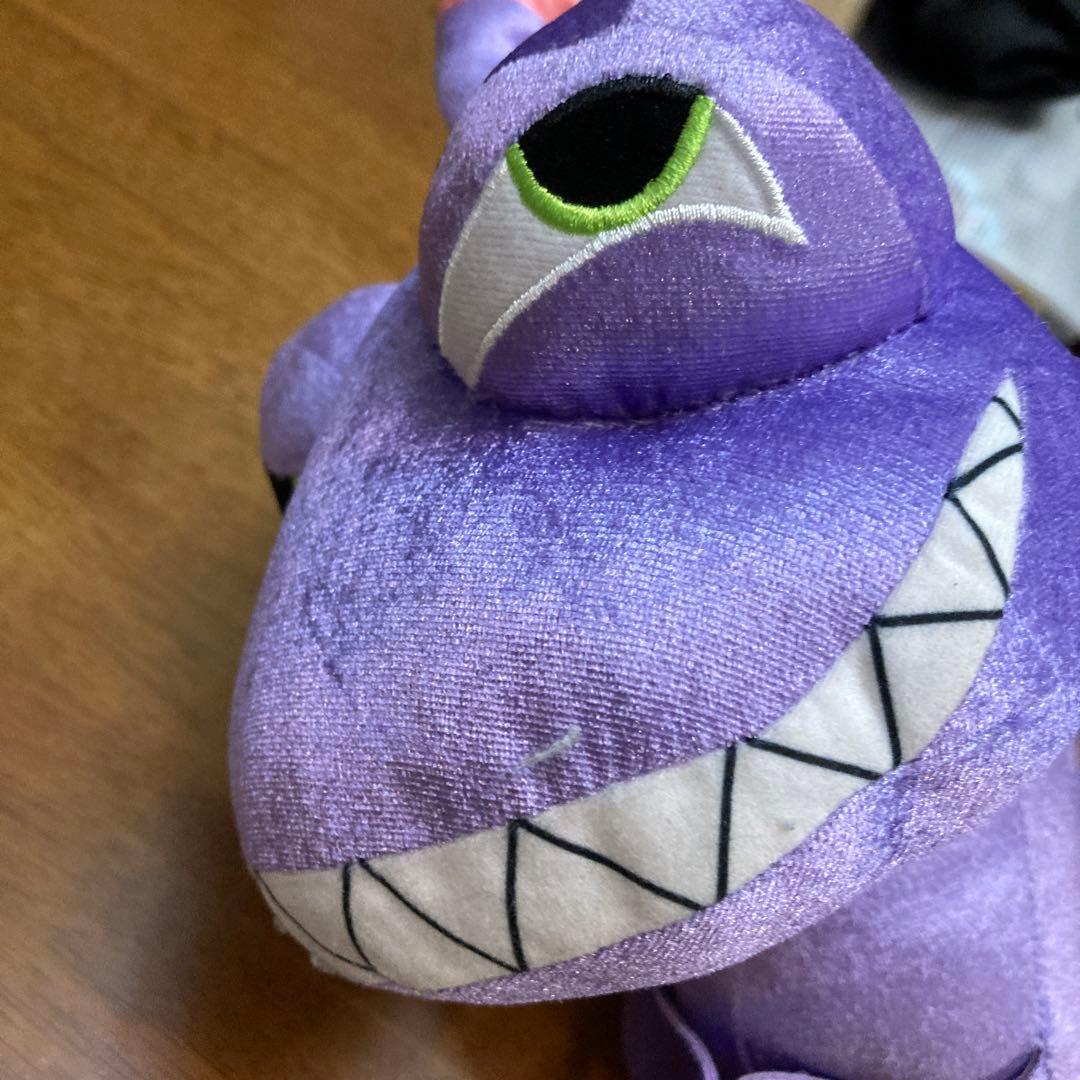 ヴィラン　いたずら　ランドール　ぬいぐるみ　モンスターズインク　紫　トカゲチック