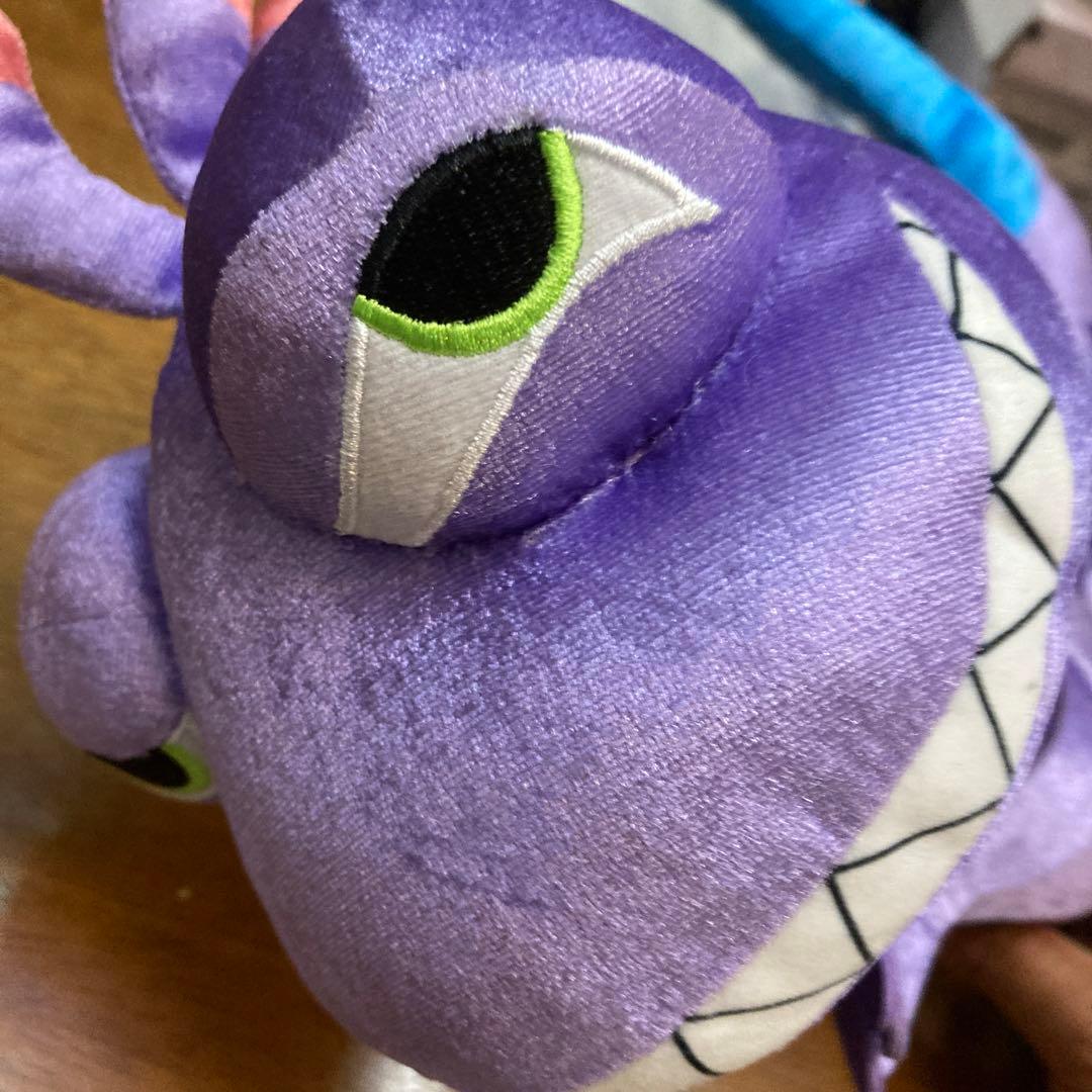 ヴィラン　いたずら　ランドール　ぬいぐるみ　モンスターズインク　紫　トカゲチック