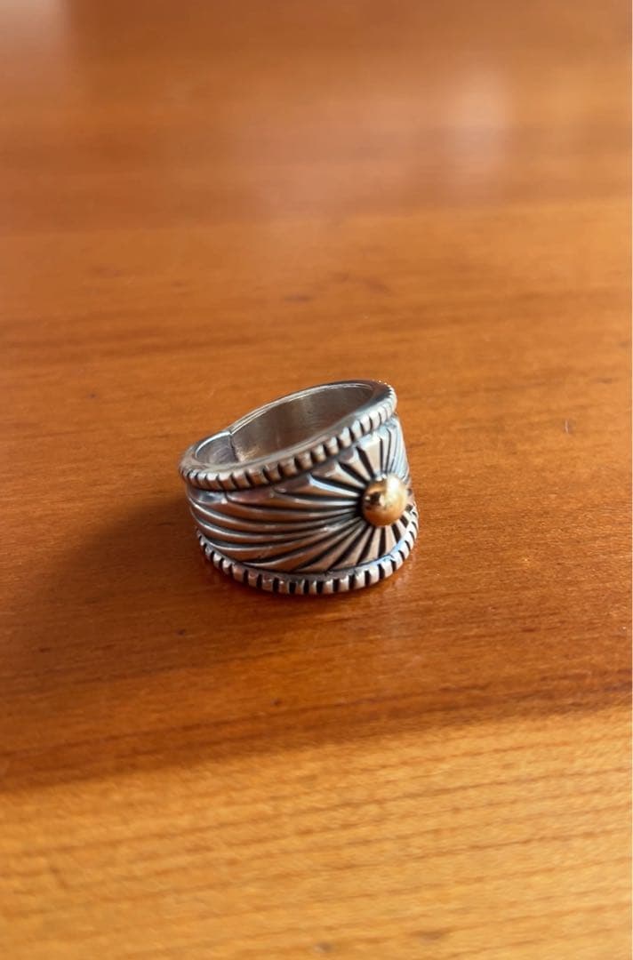 最終値下げ ハリソンジム ナバホ族 リング 指輪 22号 14kモデル