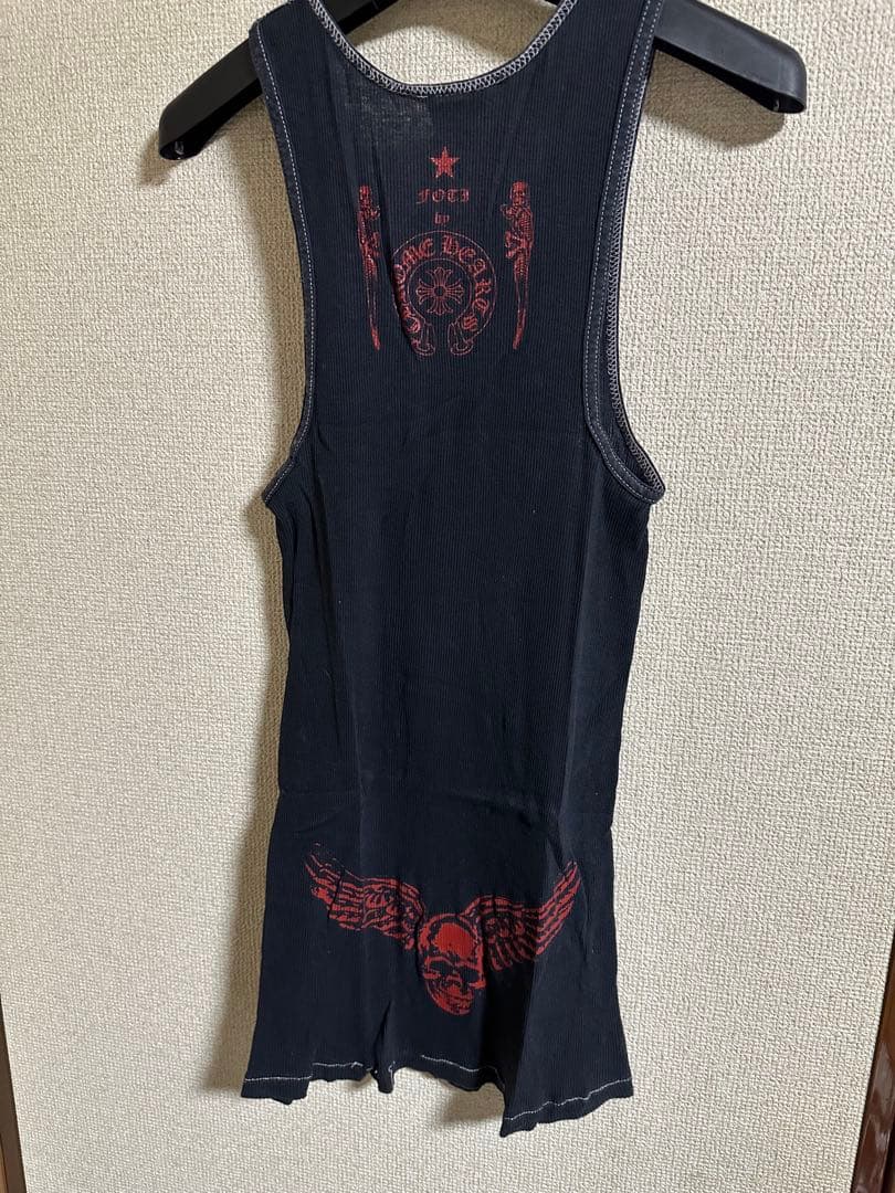 クロムハーツブラックタンクトップ
