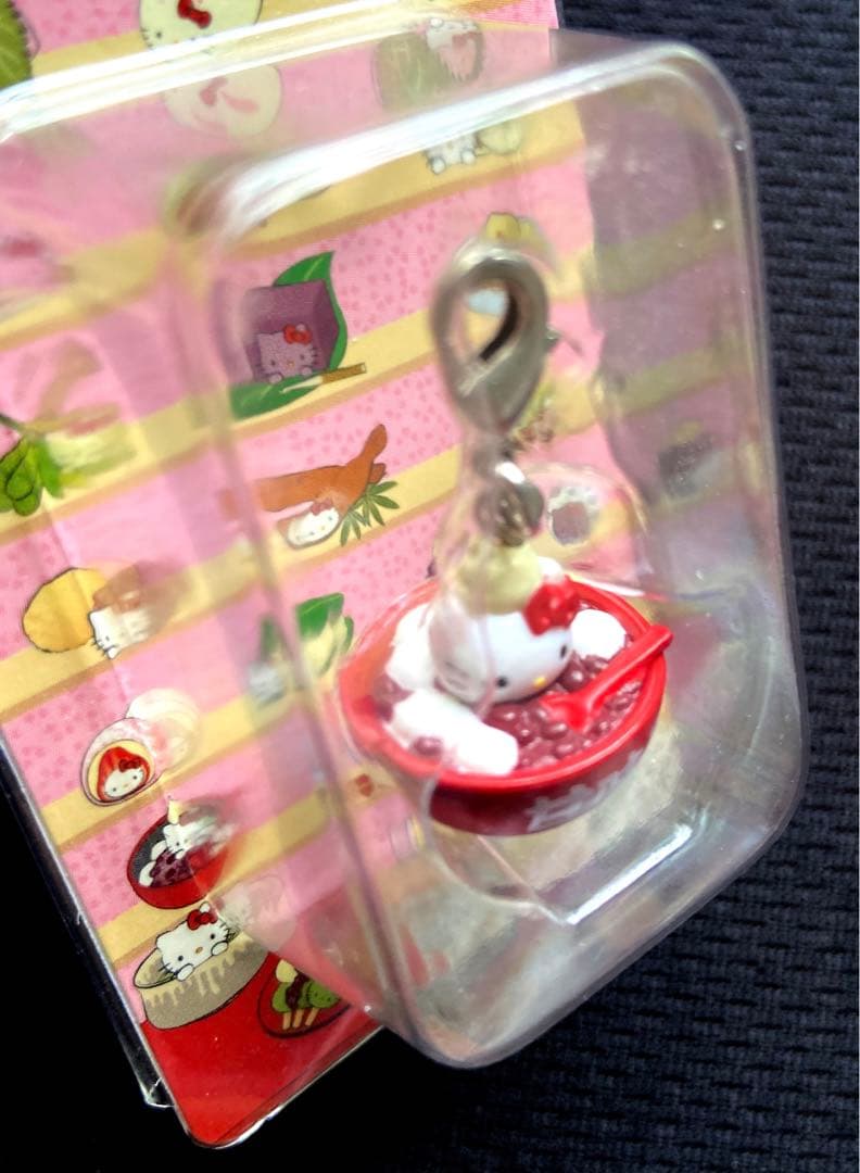 レアご当地キティファスナーマスコットくりいむ白玉甘味処根付けねつけチャーム和菓子